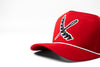 Throwback cap - Red / Black