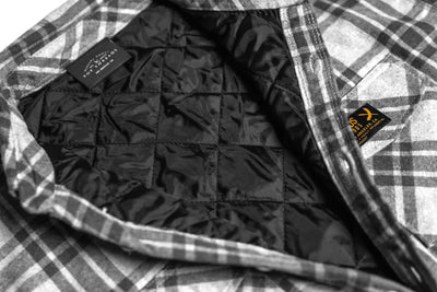 Blacklist Quilted Flannel Jacket - Grey