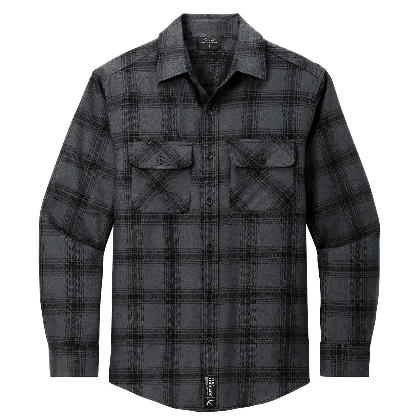 Rori Plaid Flannel - Dark Grey Rori Plaid Flannel - Dark Grey