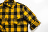 Imperial Cuffed Flannel - Black Yellow