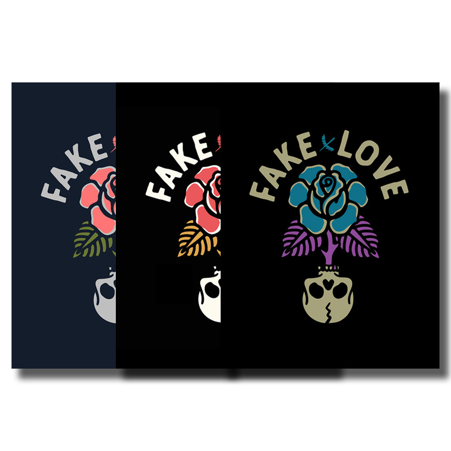 Fake Love - 3 Poster Bundle