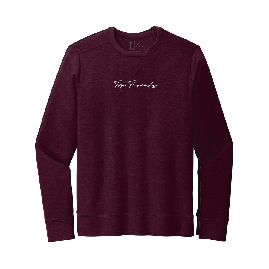 Signature French Terry Crew - Maroon