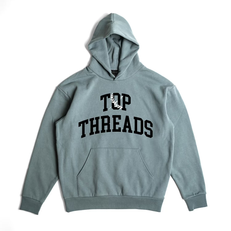 Top Threads Block Hoodie - Lagoon Blue