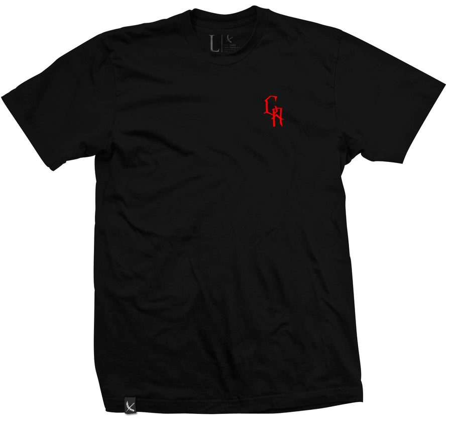 CA Icon Tee - Black / Red