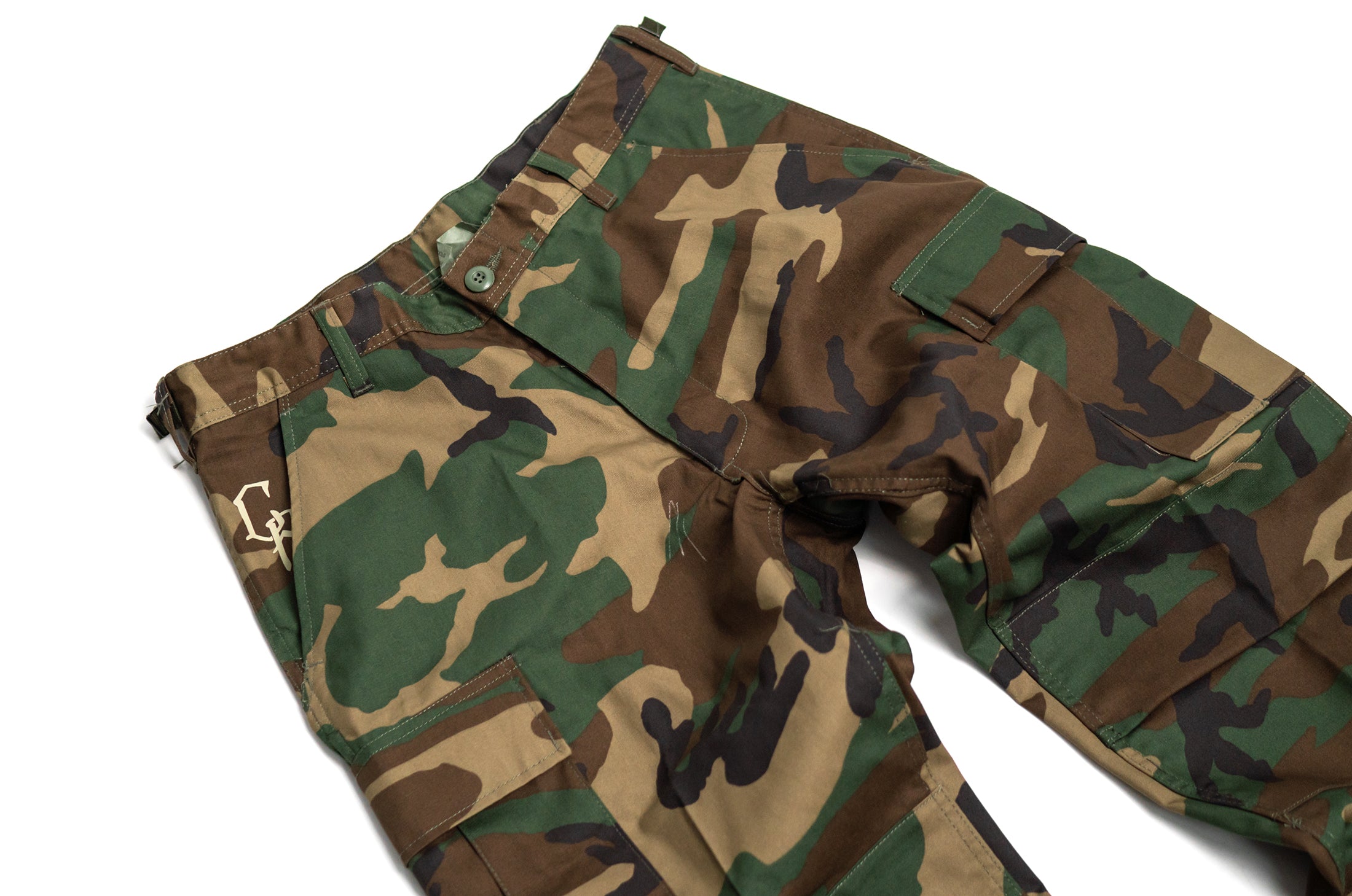 Tactical BDU Cargo Pants - Woodland Camo