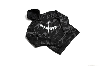 IMPERIAL LOGO HOODIE - Black Camo