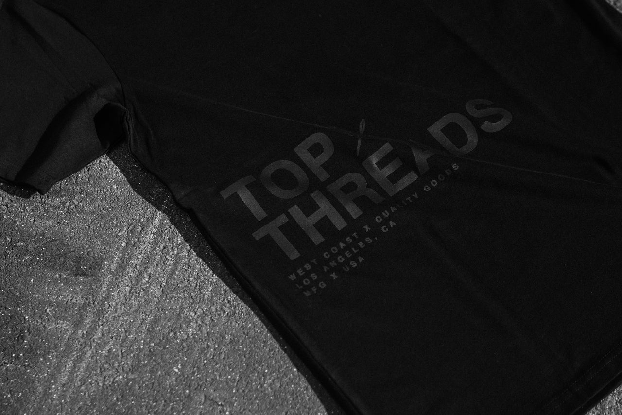 Statement Tee - Black / Black