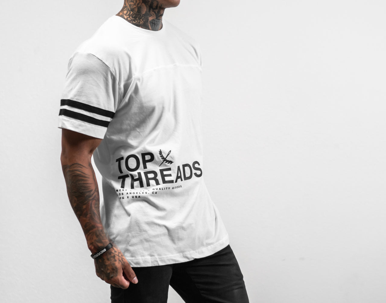 Statement Field Tee - White