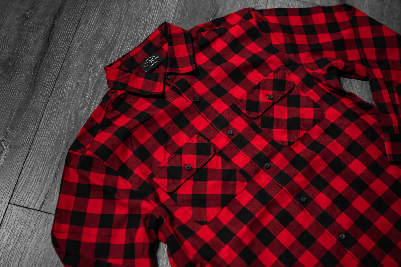 Imperial Buffalo Flannel - Red