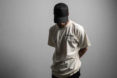 Rep Tee - Faded Cream