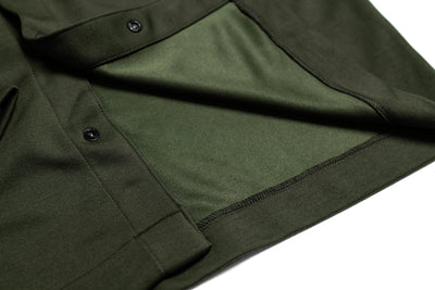 Double Knit Button Up - Olive