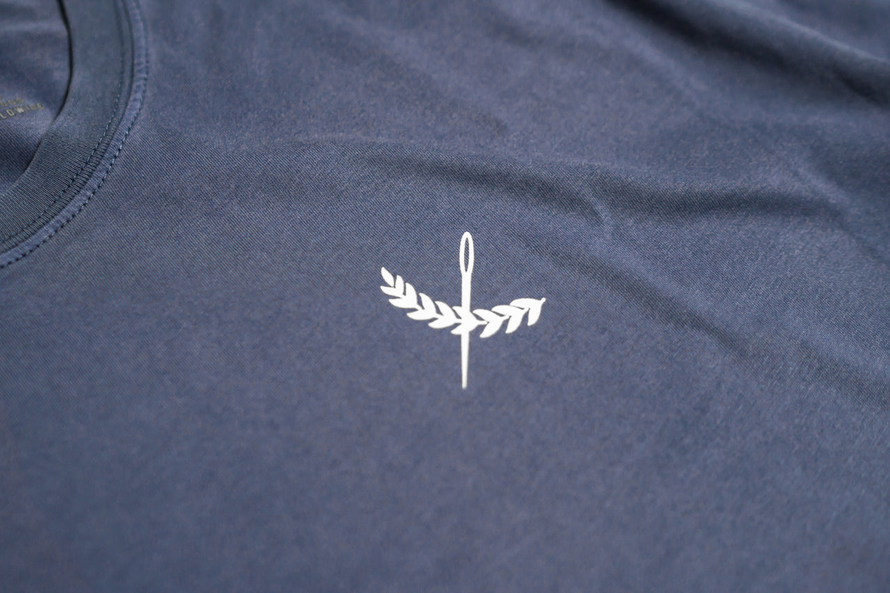 Faded Icon Tee - Denim