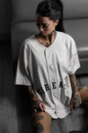 Premium Heavy Cotton Baseball Jersey - Bone