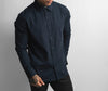 Avant-Garde Button Up - Navy