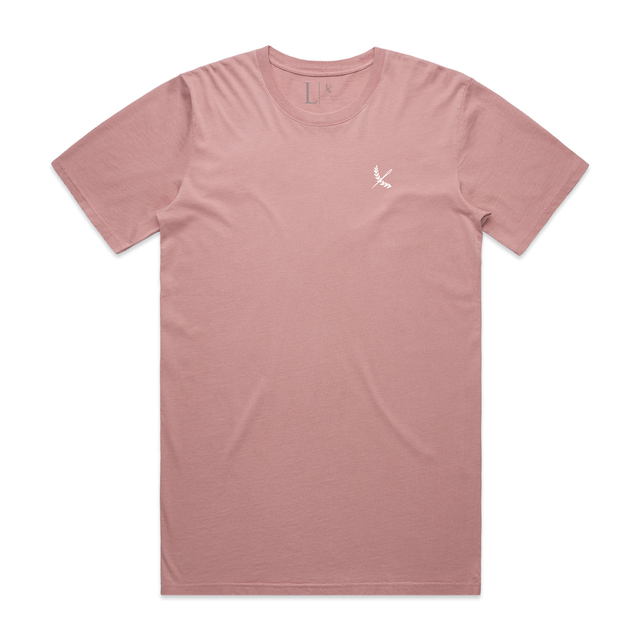 Faded Icon Tee - Dusty Rose