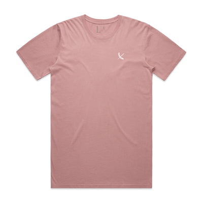 Faded Icon Tee - Dusty Rose