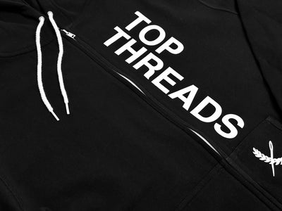 Statement Zip Up - Black