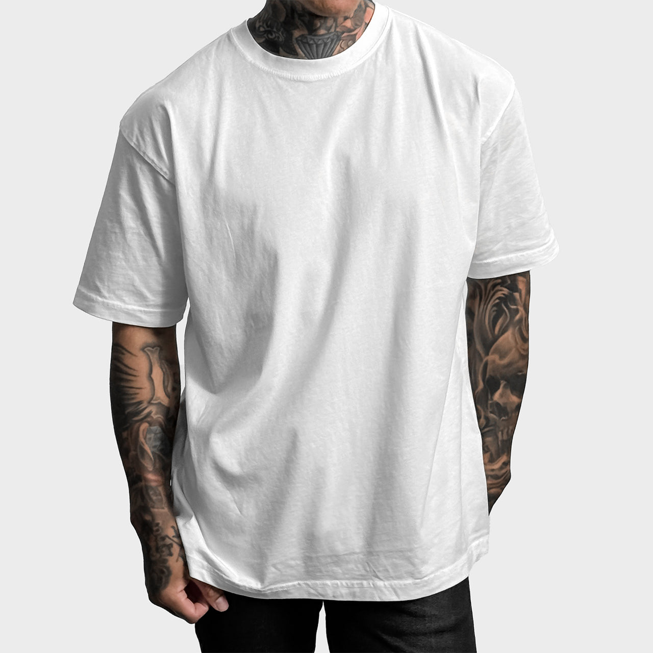 Heritage-Washed Tee - White