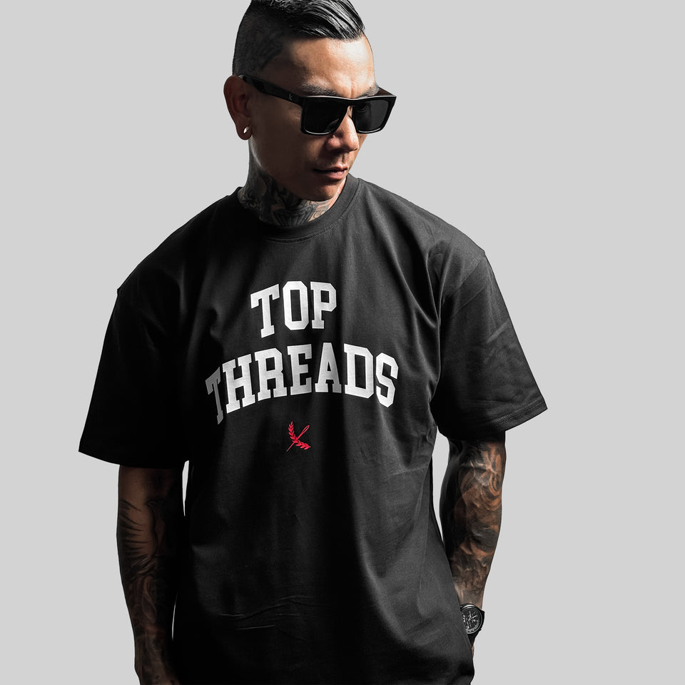 Top Threads Block Tee - Black