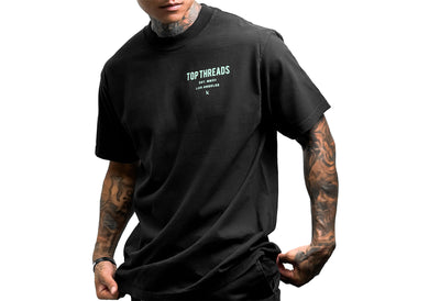 Rep Tee - Black / Mint