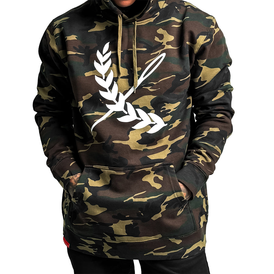 IMPERIAL LOGO HOODIE - Woodland Camo