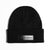 Melrose Rib Knit Beanie - Black