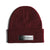 Melrose Rib Knit Beanie - Burgundy