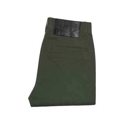 Straight Leg Pants - Olive