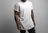 Icon Cuffed Tee - White / Red