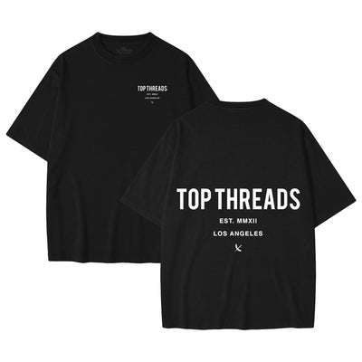 Rep Tee - Black / White