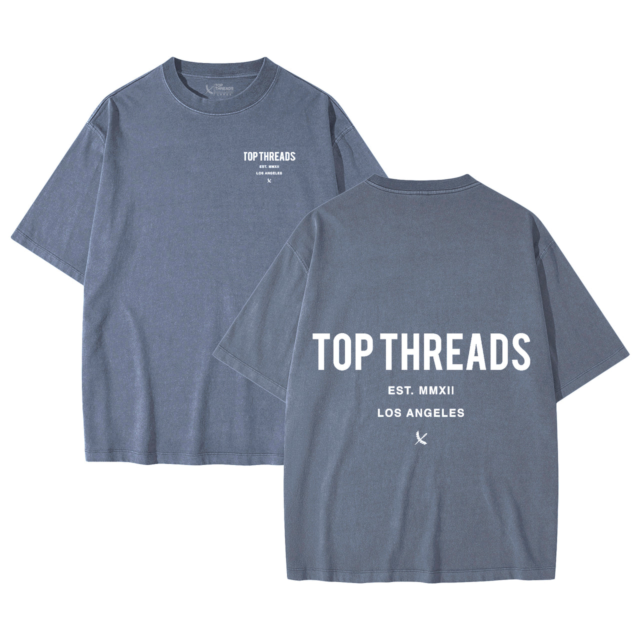 Rep Tee - Faded Denim