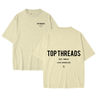 Rep Tee - Faded Cream