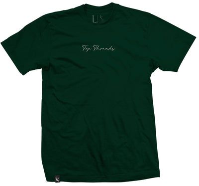 Signature Tee - Forest Green / Grey