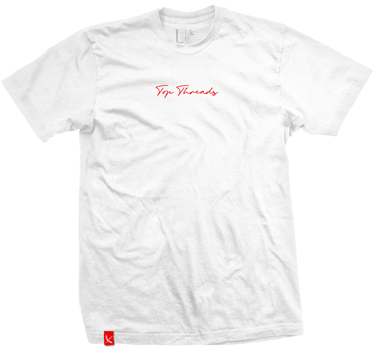 Signature Tee - White / Red