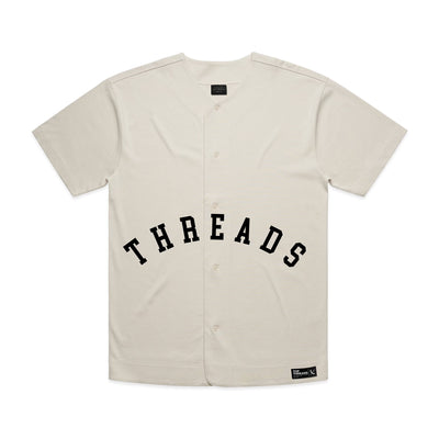 Premium Heavy Cotton Baseball Jersey - Bone