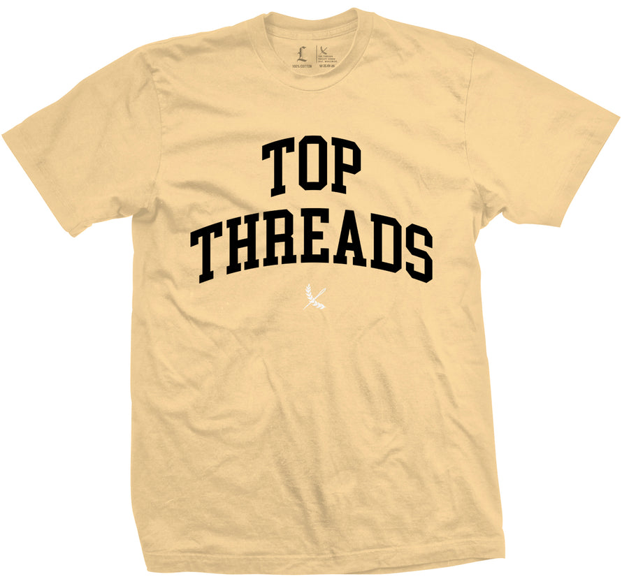 Top Threads Block Tee - Vintage Gold