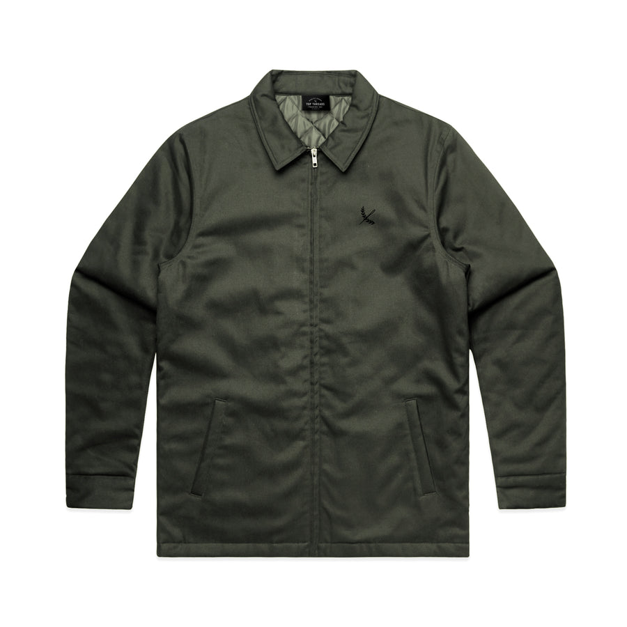 Imperial Iron Zipper Jacket - Olive