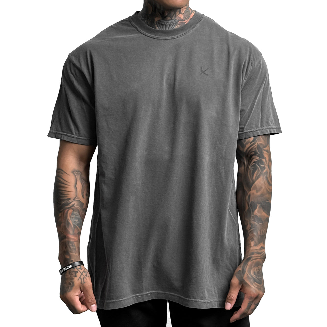 Staple Logo Tee - Concrete