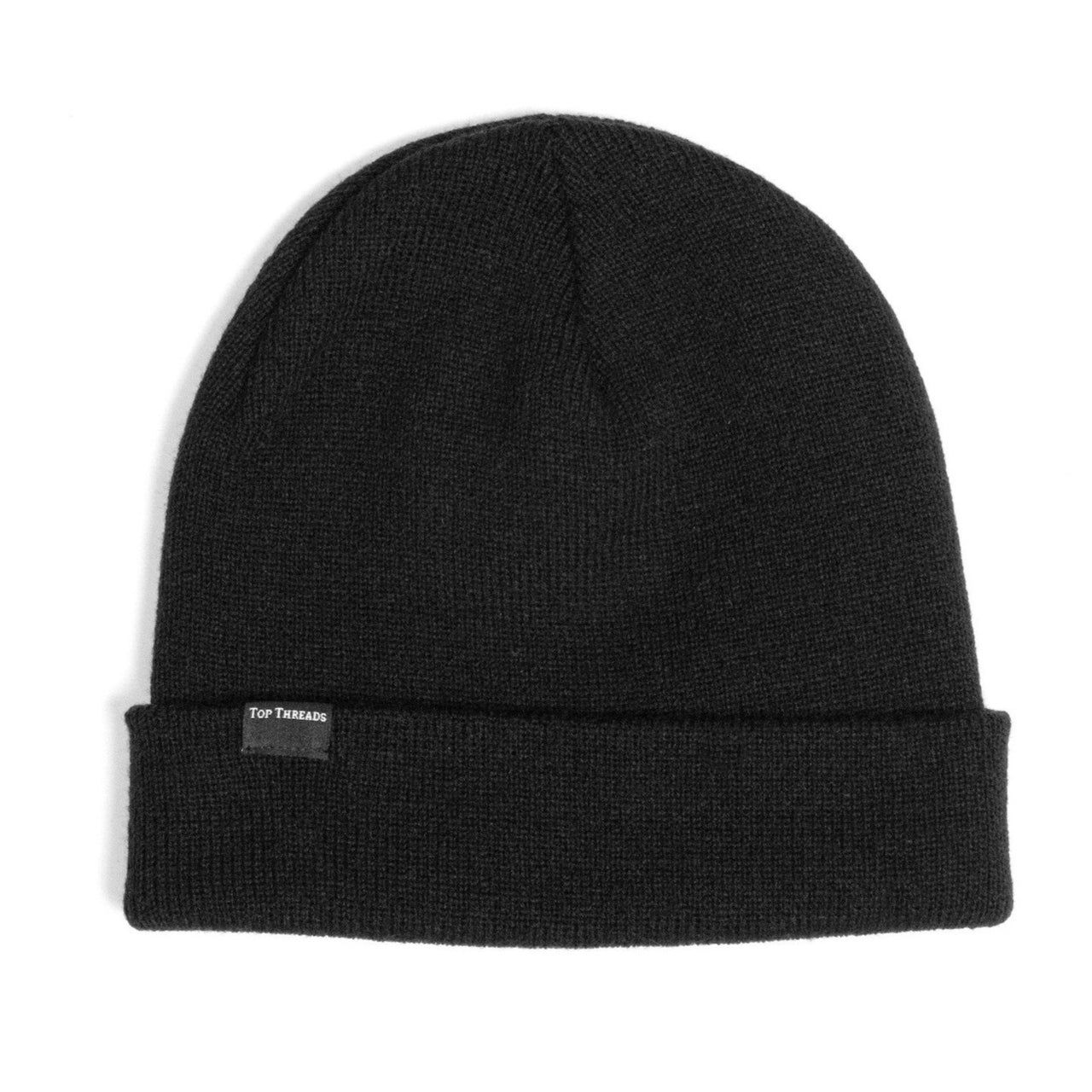 Shoreman Cuffed Beanie- Black/Black