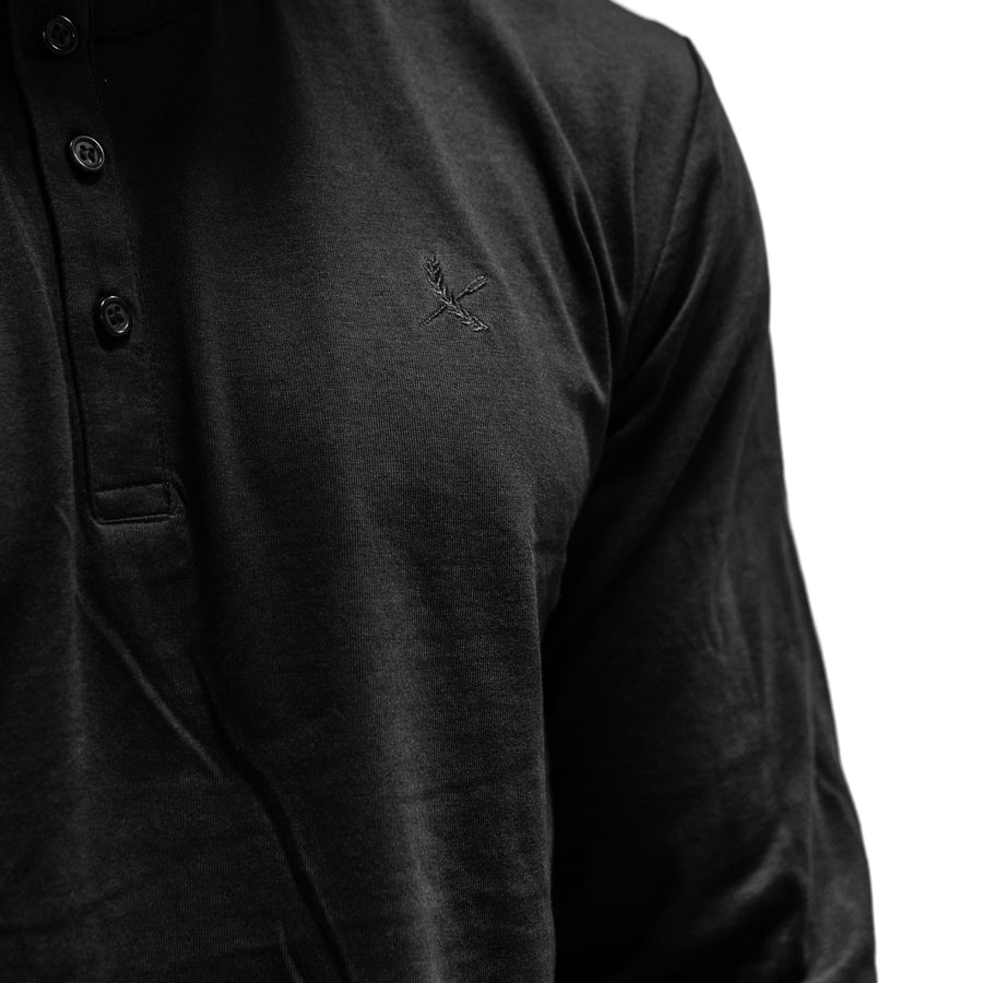 Imperial Henley L/S - Black