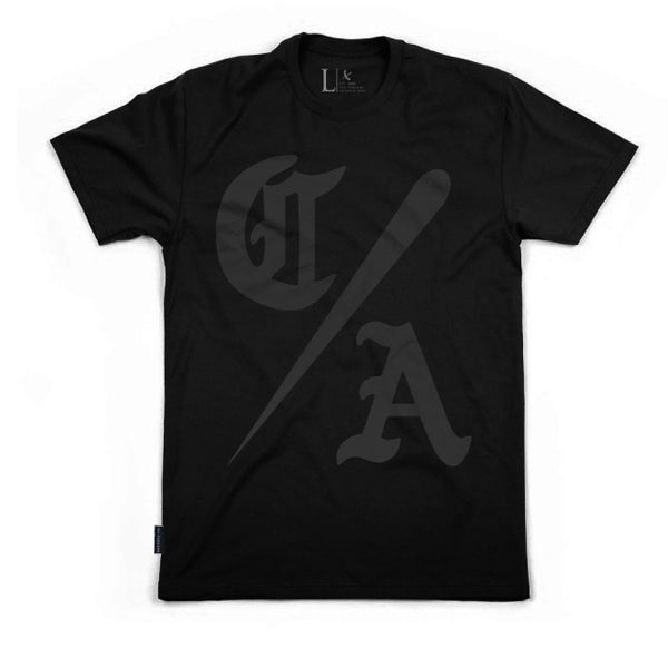 C/A Tee - Black/Dark Grey