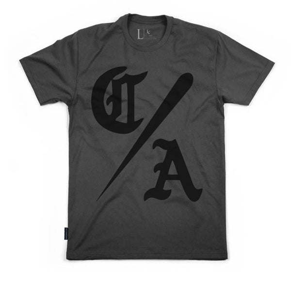 C/A Tee - (Charcoal/Black)