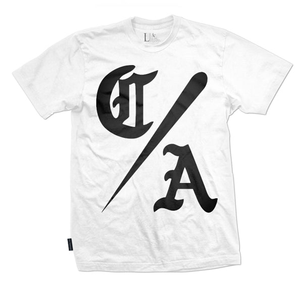 C/A Tee - (White/Black)