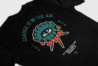 CHANGE IS IN THE AIR TEE - Black