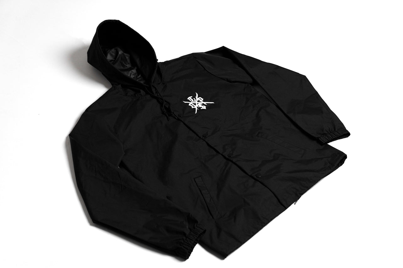 Hieroglyphic Hooded Coach Jacket