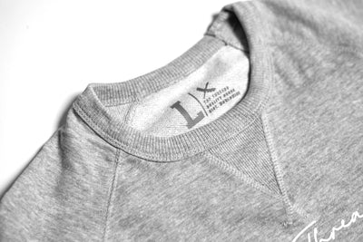 Signature French Terry Crew -Grey