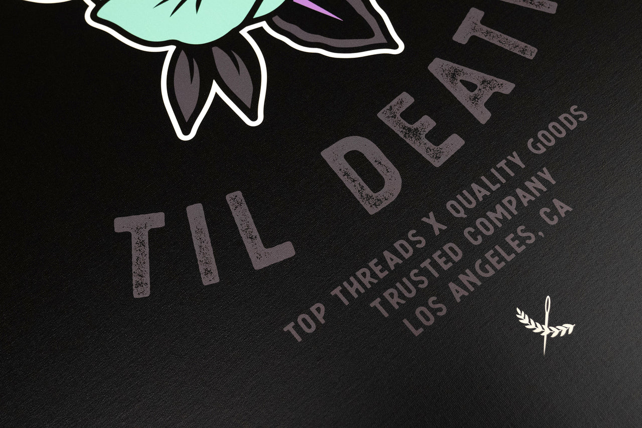 Stay True Canvas - Black / Teal