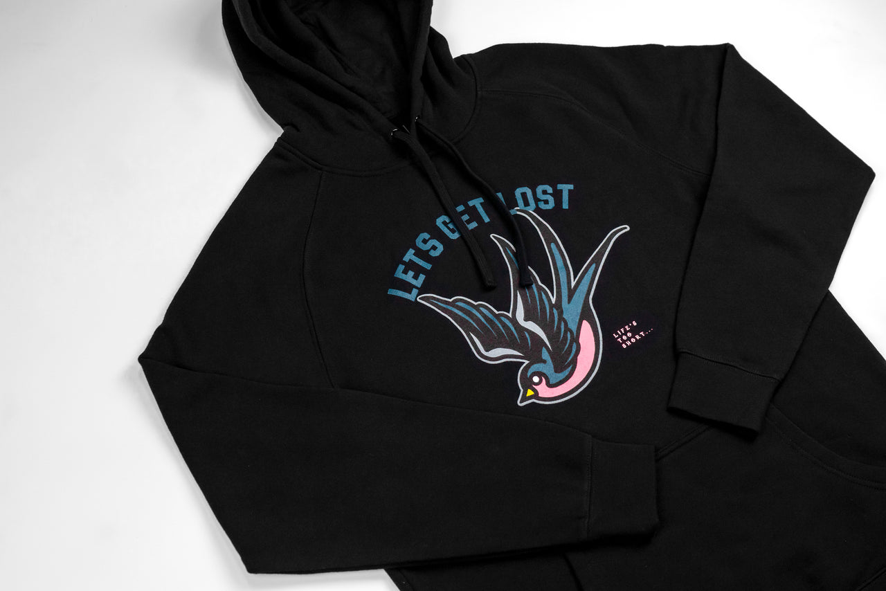 Lets Get Lost Hoodie - Black