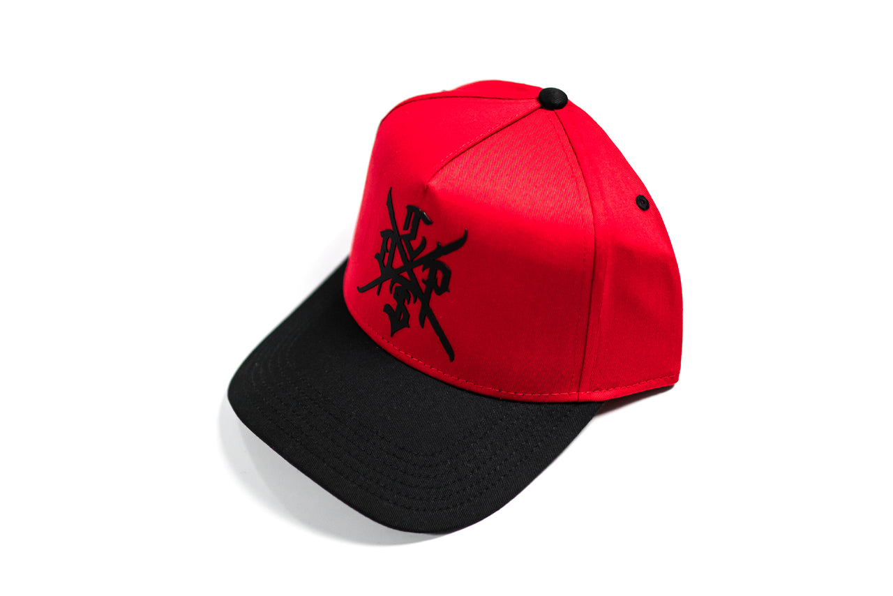 Hieroglyphic Cap - Red/Black