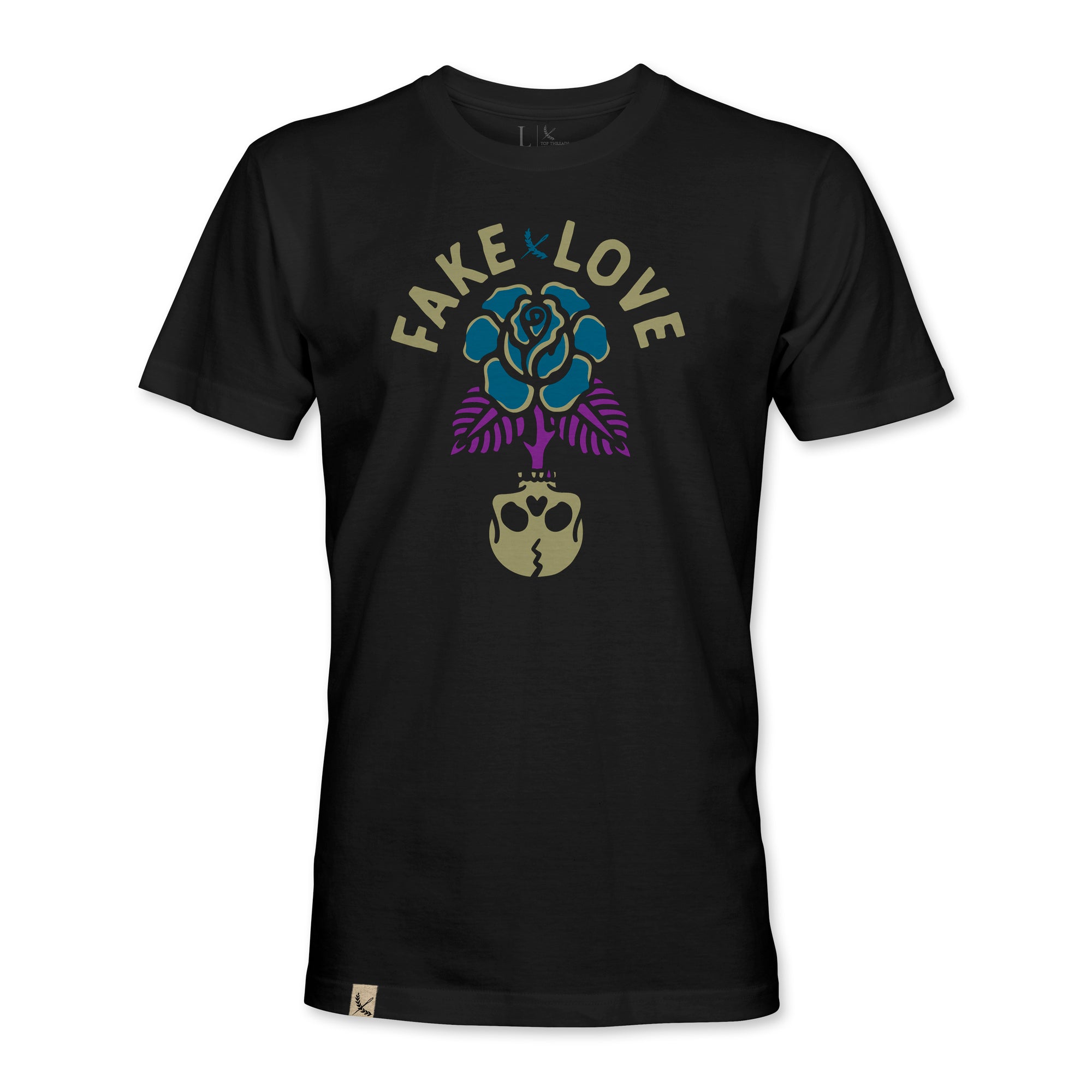 FAKE LOVE TEE Black topthreads